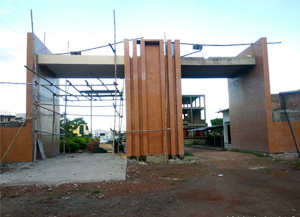 Grand Entrance with Security Gate