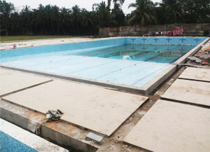 Swimming Pool under construction